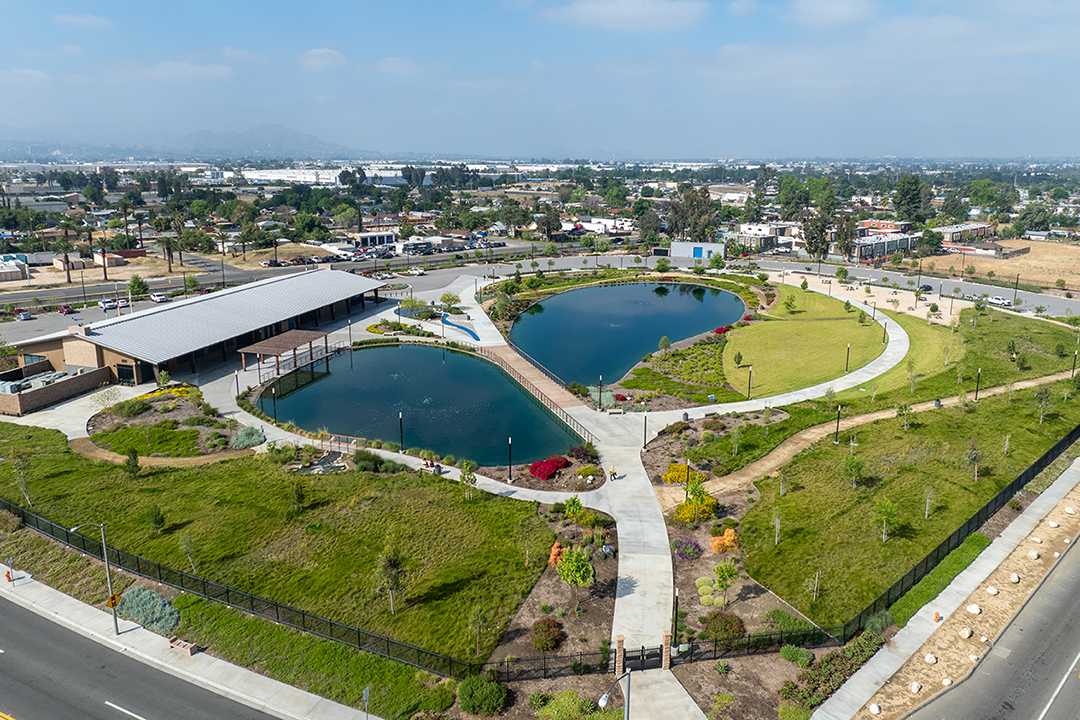 Aerial photo of the Sterling Natural Resource Center. 