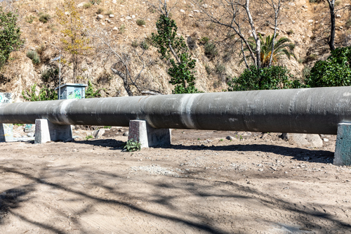 Picture of the new North Fork Pipeline.